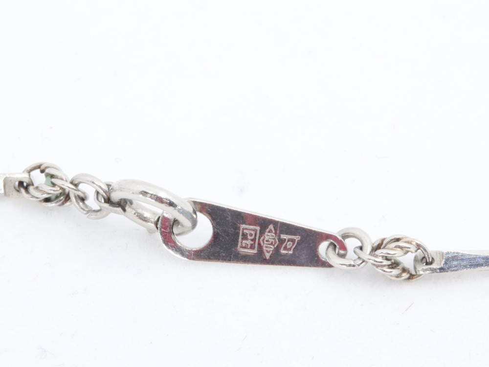 PT850切子ネックレス刻印