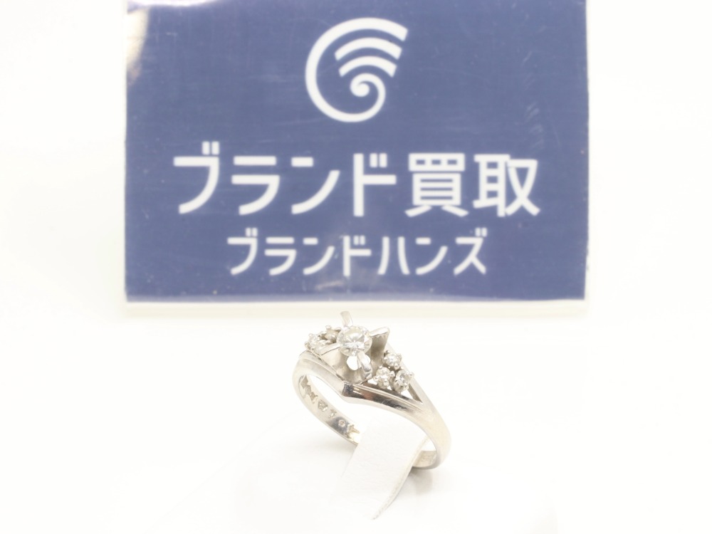 神戸三宮店でPT900ダイヤリング0.2ctを36,000円で買取しました！