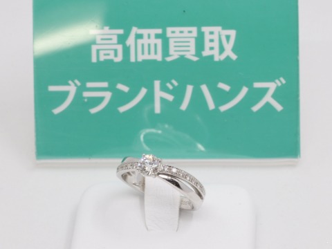 PT900ダイヤモンドリング正面