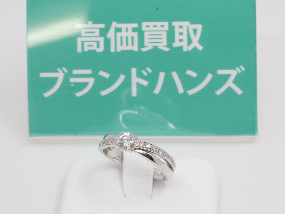 PT900ダイヤモンドリング正面