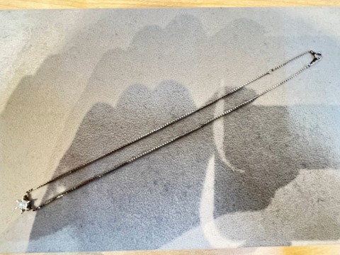 Pt850Pt900ダイヤネックレス