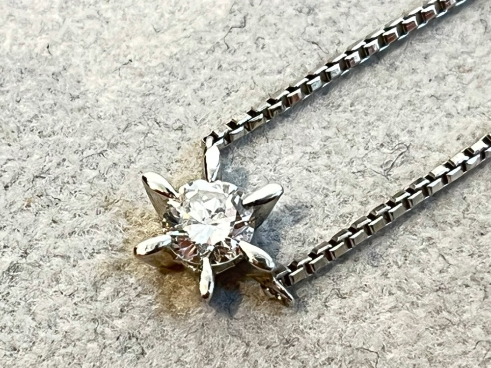 Pt850Pt900ダイヤネックレストップ