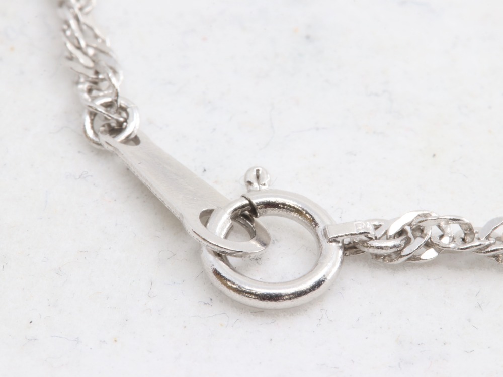 Pt850スクリューネックレス留め具