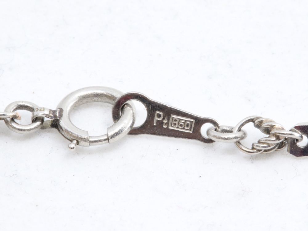 Pt850ネックレス刻印