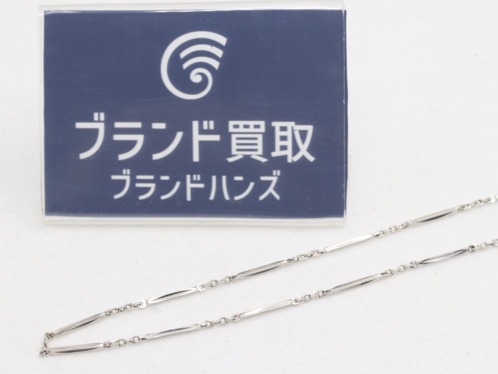 Pt850(プラチナ850)のネックレス全体