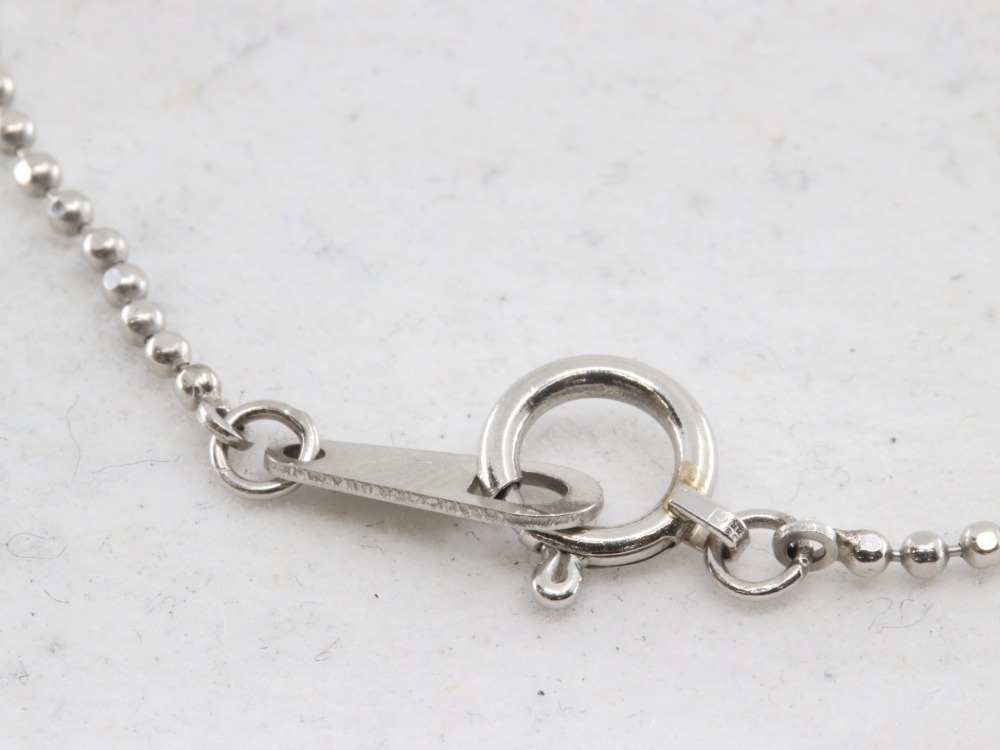 Pt850ボールネックレス留め具