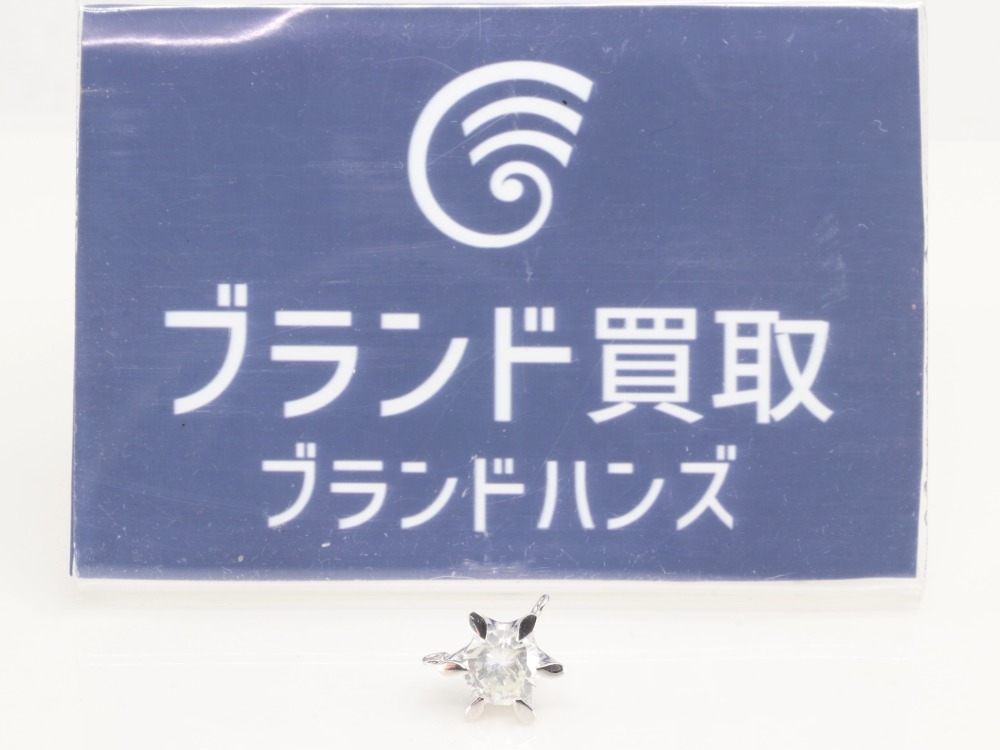 Pt900のダイヤモンドトップ全体
