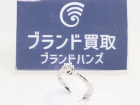 Pt900のダイヤリング