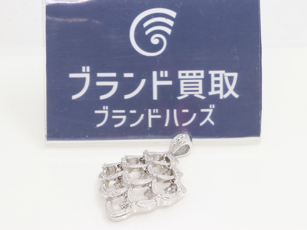 Pt900のメレダイヤトップ全体