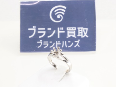 Pt900のリングの枠正面