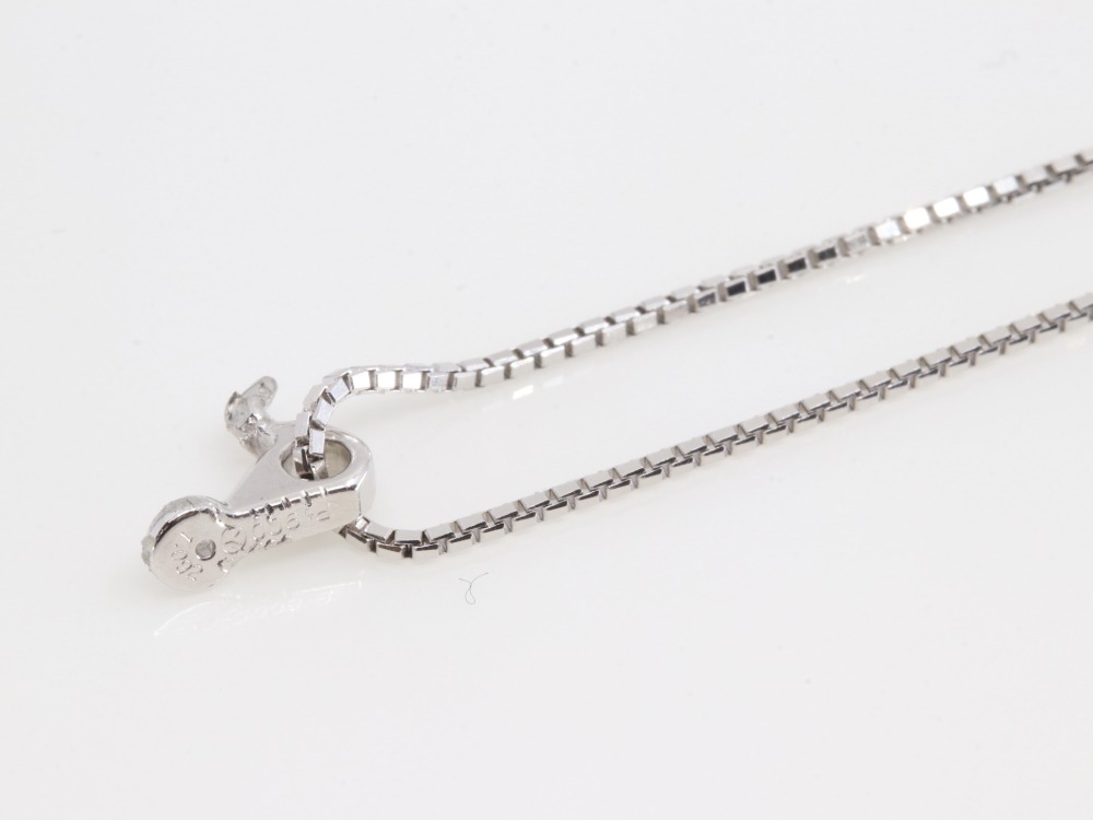 Pt900ネックレス刻印2