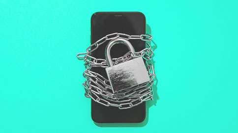 アクティベーションロックがかかっているiPhone