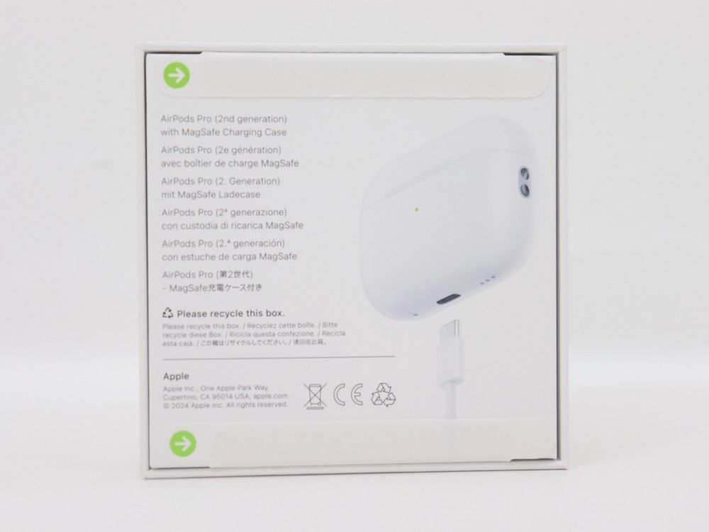 アップルのAirPods背面