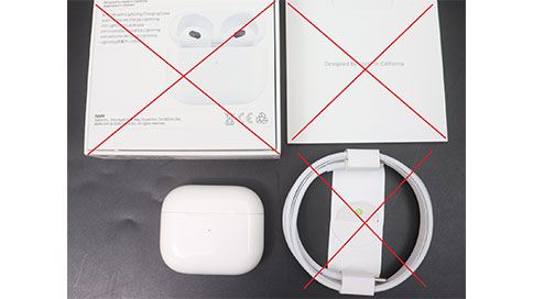 エアポッズAirPodsの付属品がない