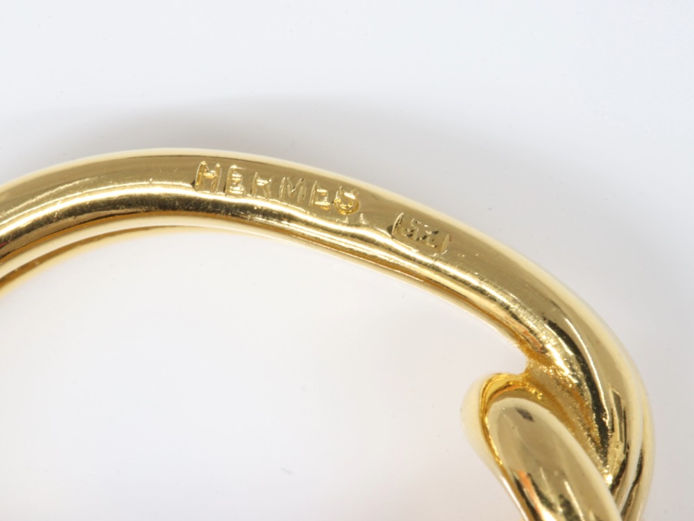 エルメスアタメスカーフリングGP刻印