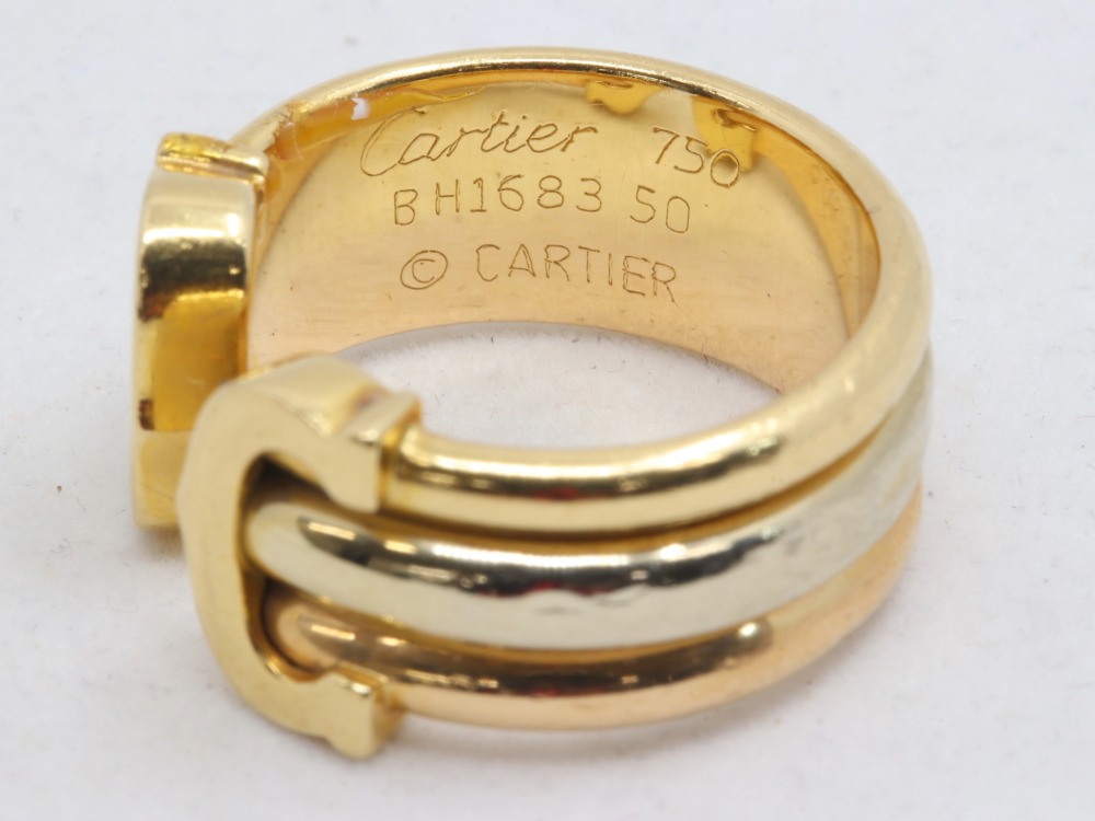 カルティエの2Cリング刻印