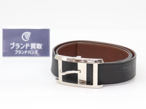 カルティエのレザーベルト