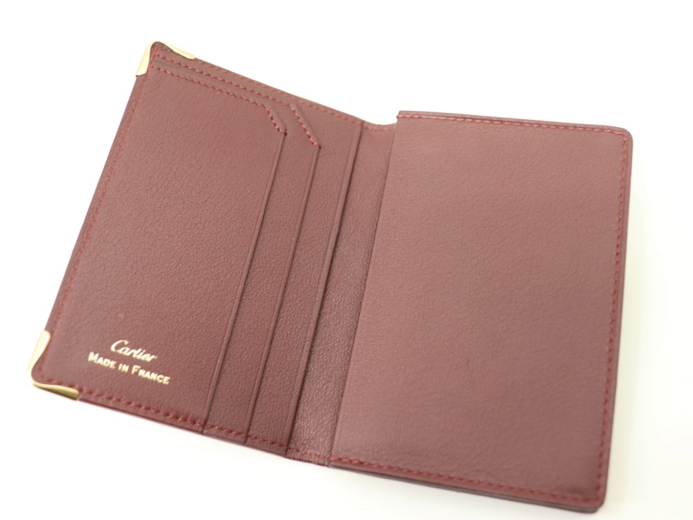 カルティエマストのカードケース内側