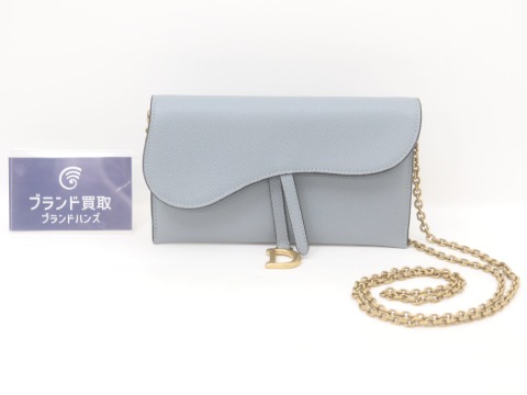 クリスチャンディオールチェーンショルダーウォレット