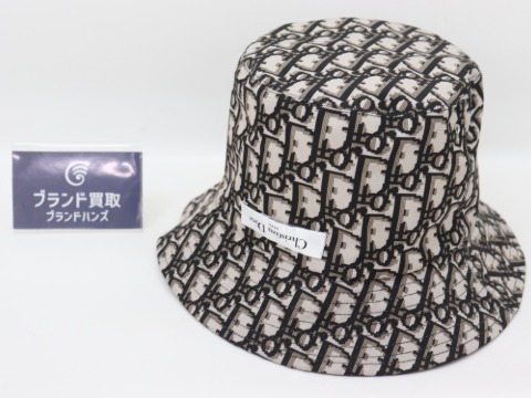 クリスチャンディオールトロッター柄バケットハット