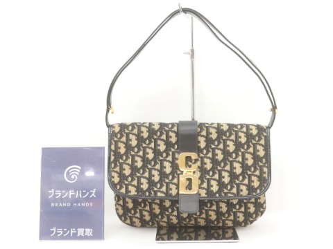 クリスチャンディオールトロッター柄ワンハンドバッグ