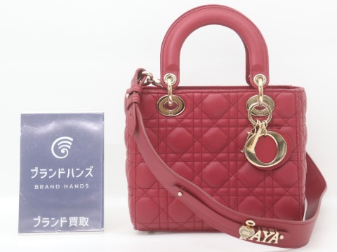 クリスチャンディオールマイレディディオールパテント2WAYハンドバッグ