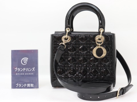 クリスチャンディオールレディディオール2WAYハンドバッグ