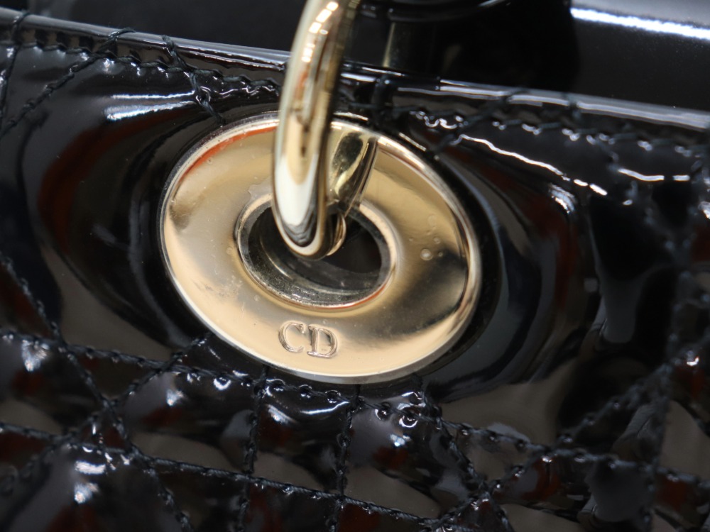 クリスチャンディオールレディディオール2WAYハンドバッグ金具