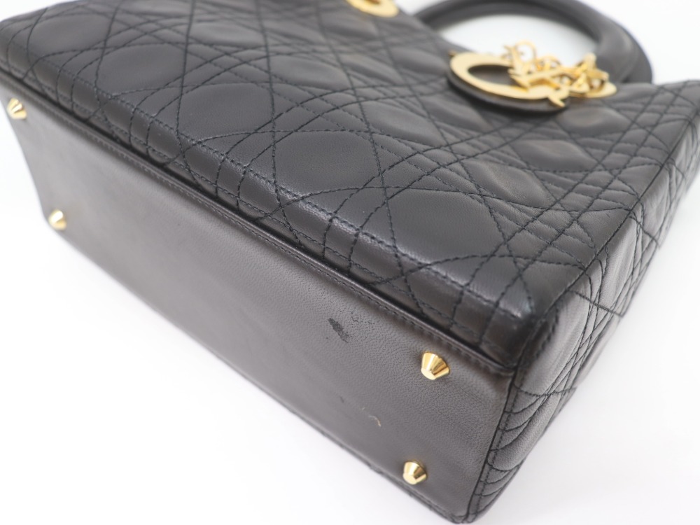 クリスチャンディオールレディディオールハンドバッグ角スレ