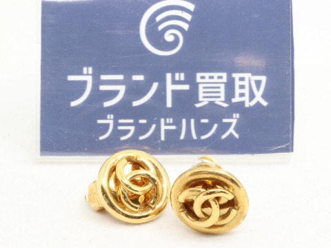 シャネルココマークサークルイヤリング