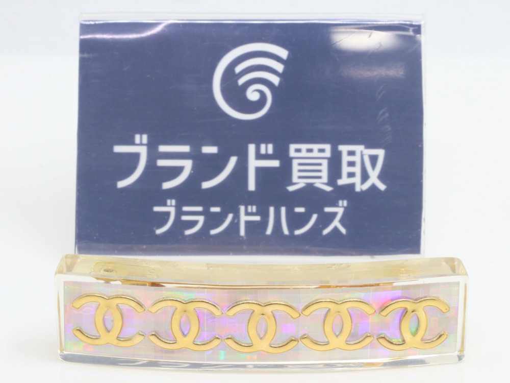 シャネルココマークバレッタ全体図