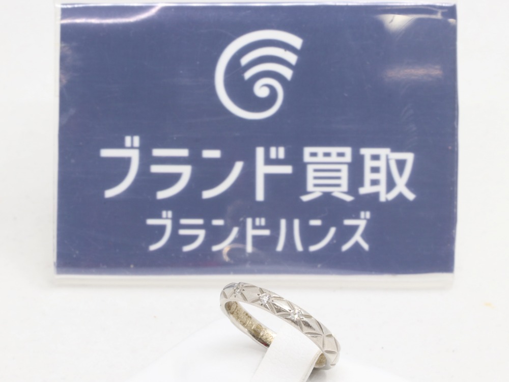 シャネルマトラッセ3Pダイヤリング全体図