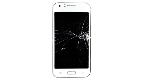 スマートフォンの画面に欠けがあっても買取可能