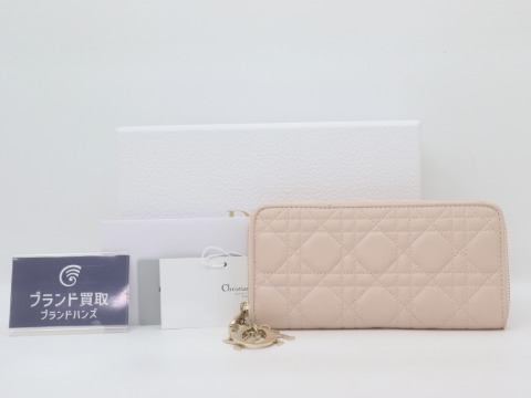 ディオールカナージュ二つ折り長財布