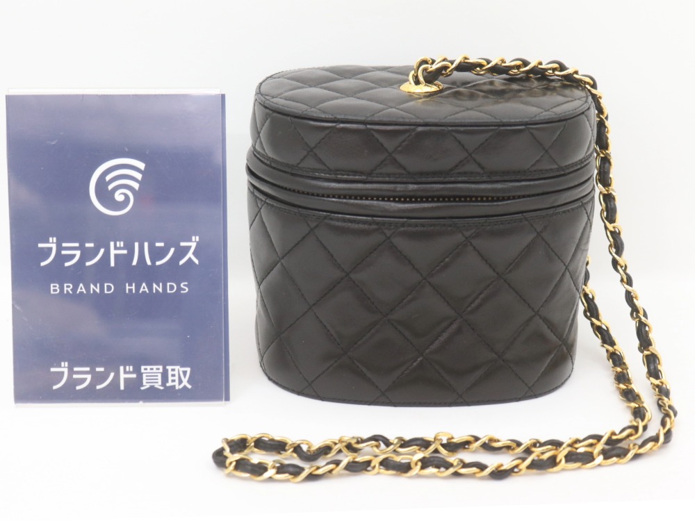 マトラッセラムスキンバニティバッグ全体図