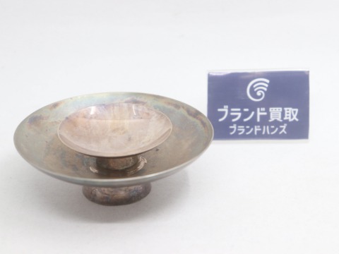 変色大の純銀SV1000銀杯2点