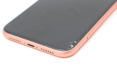 液晶割れ・傷があるiPhone