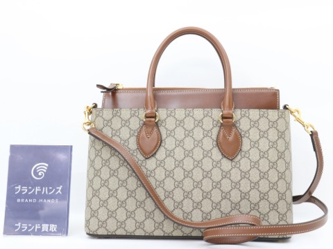 神戸三宮でグッチGGスプリームバッグ626356を買取しました！