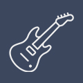 エレキギターのアイコン