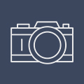 カメラのアイコン