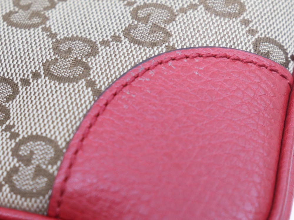 グッチ2WAYハンドバッグ角スレ