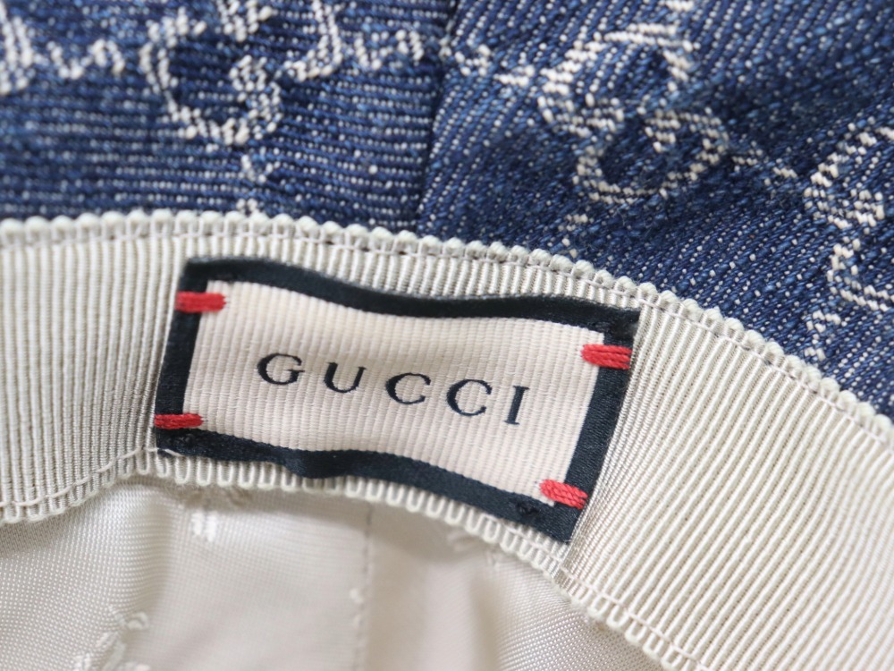 グッチのバケットハット576371ロゴ