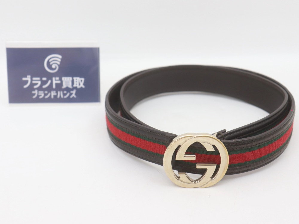 グッチシェリーラインベルト全体図