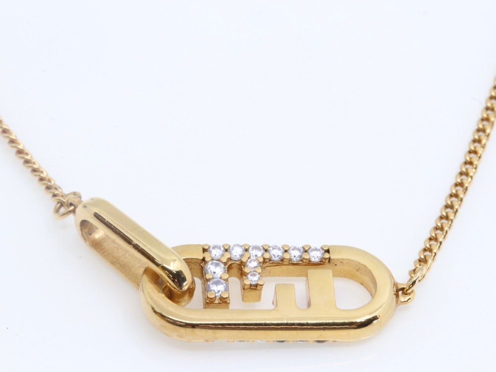 フェンディオーロックネックレストップ