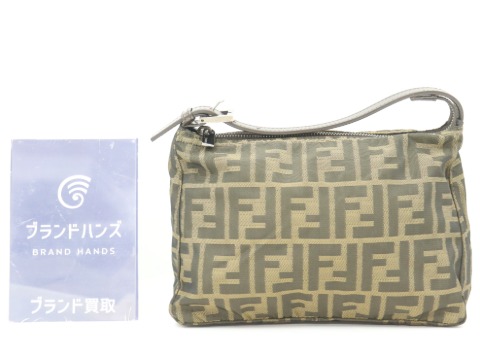 フェンディズッカ柄ポーチ