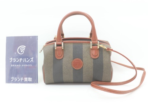 フェンディペカン柄2wayハンドバッグ