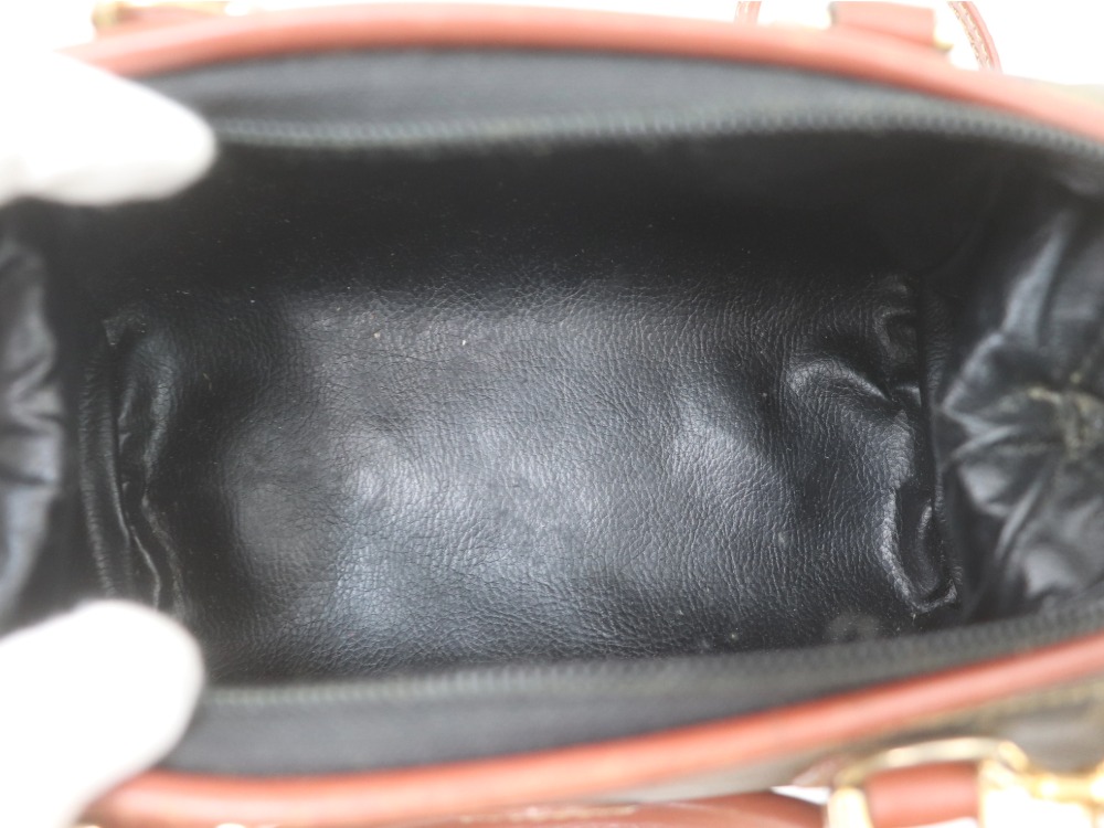 フェンディペカン柄2wayハンドバッグ内側