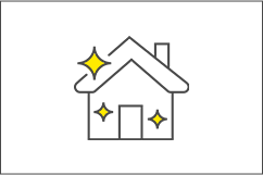 綺麗になった家