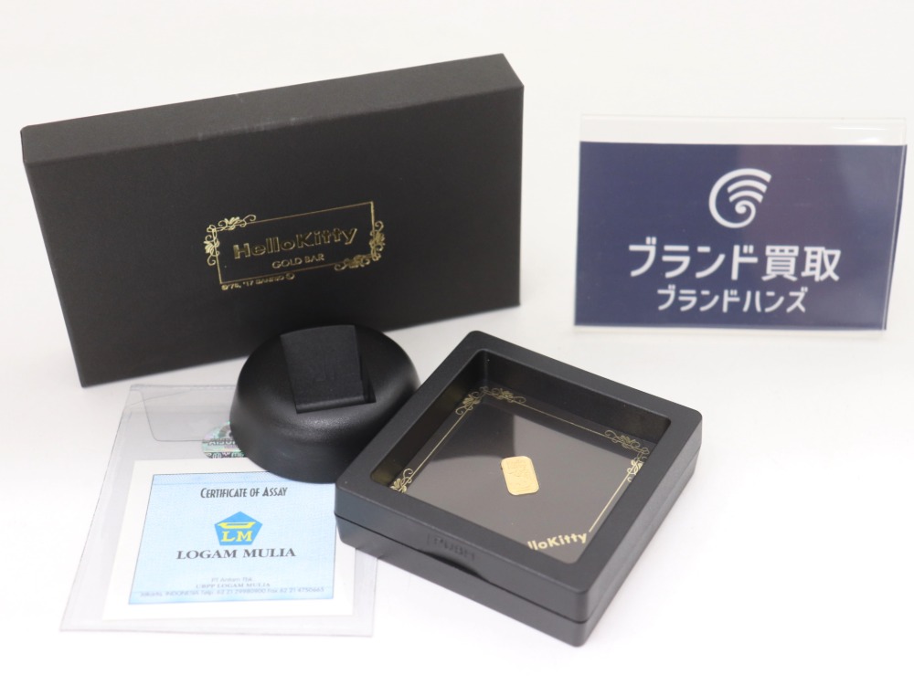 24金のインゴット全体