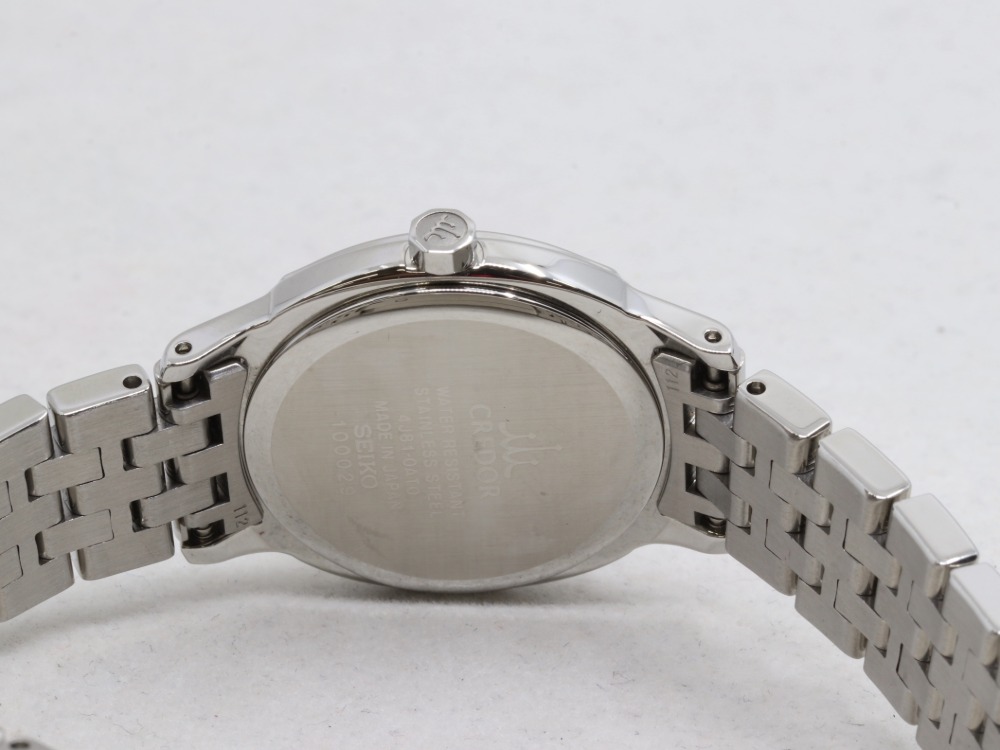 セイコークレドールシグノ裏面